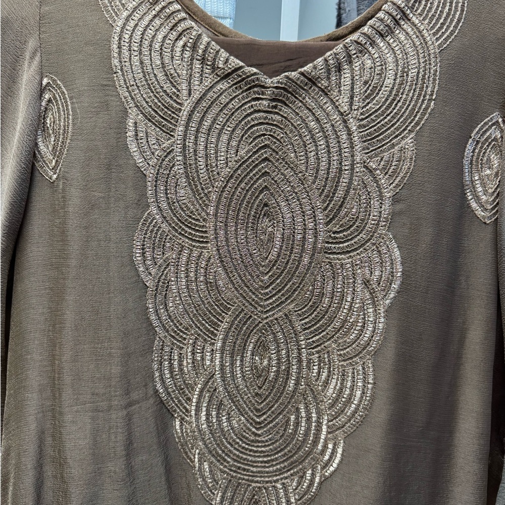 Elegant Embroidered Women's Top